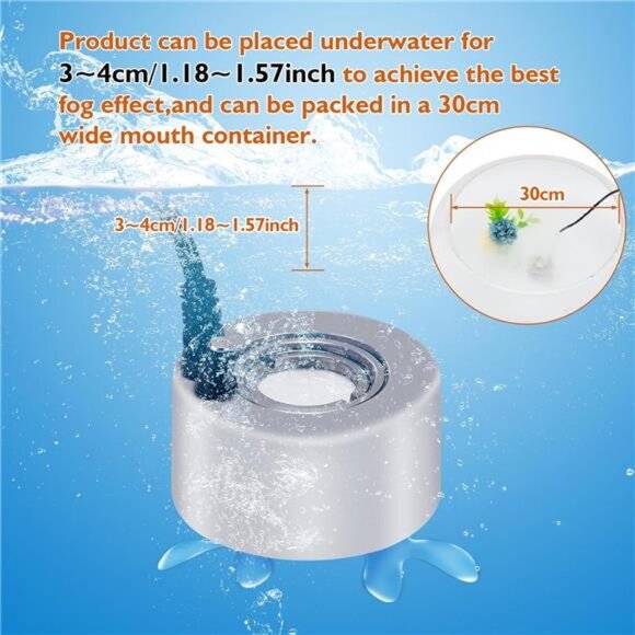 Mister Fogger Mist Generator Atomizer Air Humidifier, Mini Size Large Capacity - Picture 2 of 7